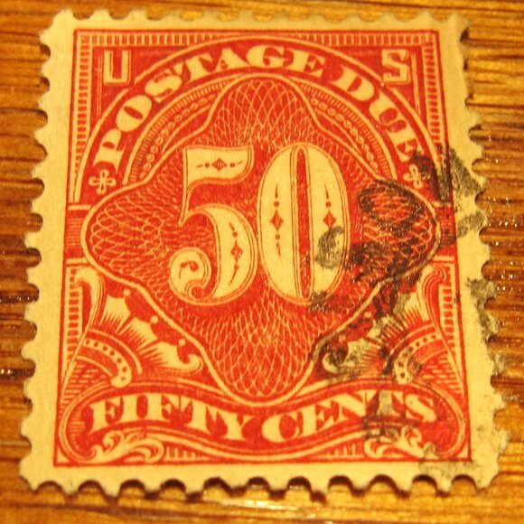 U.S. POSTAGE Other - 1930-33 50 cent postage due stamp deep carmine.